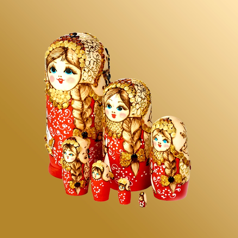 Предметы интерьера из янтаря